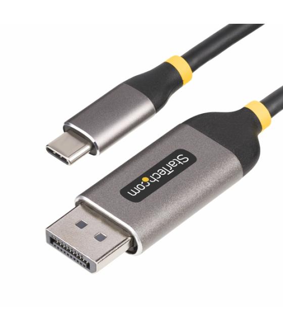 StarTech.com Cable Adaptador de Vídeo USB-C a DisplayPort de 3m -8K 60Hz - 4K 144Hz - HDR10 - Conversor de Vídeo USB Tipo C a DP