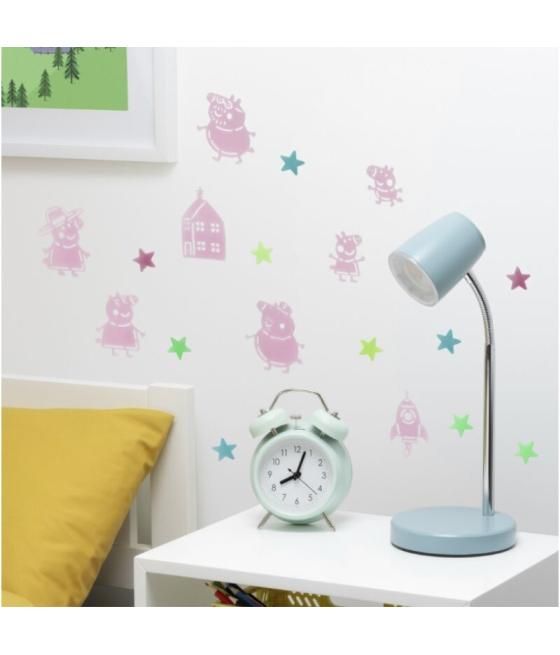 Vinilo decorativo paladone peppa pig brilla en la oscuridad