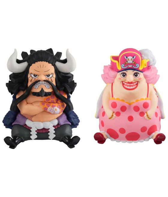 Set figuras megahouse lookup one piece kaido the beast & big mom