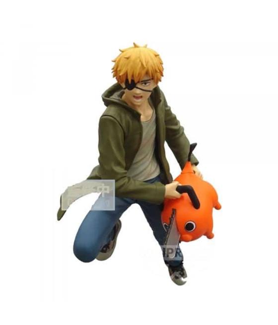 Figura banpresto chainsaw man vibration stars chainsaw man denji y pochita 14cm