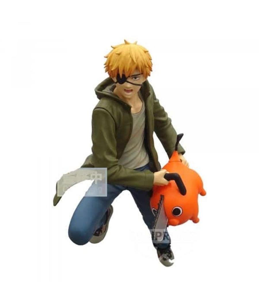 Figura banpresto chainsaw man vibration stars chainsaw man denji y pochita 14cm