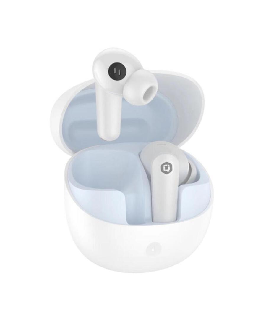 Auriculares qcharx sound auricular tws bluetooth 5.3 blanco