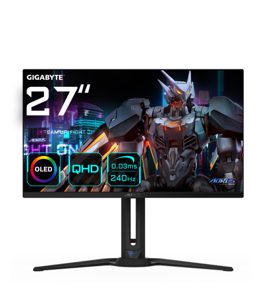 Monitor gaming gigabyte fo27q2 27" oled 2560x1440 qhd