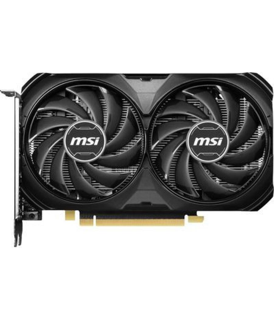 Vga msi rtx 4060 ti 8g ventus 2x black e1 oc,nv,rtx4060ti,gddr6,8gb,128bit,hdmi+3dp (2 ventiladores)