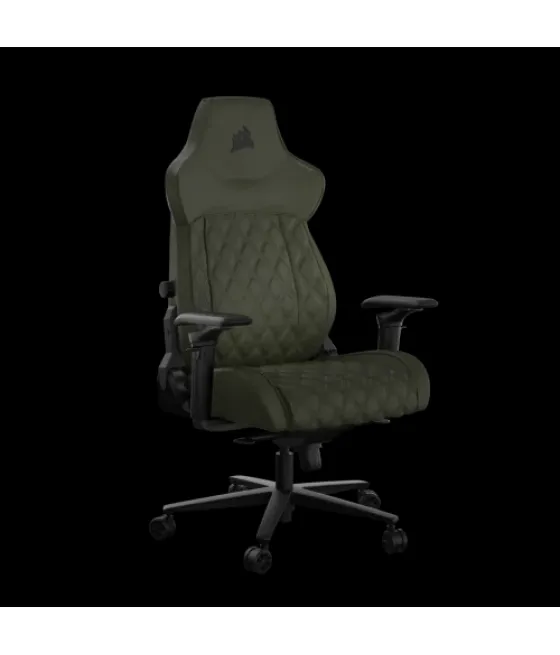 Corsair tc500 luxe silla para videojuegos de pc asiento acolchado verde