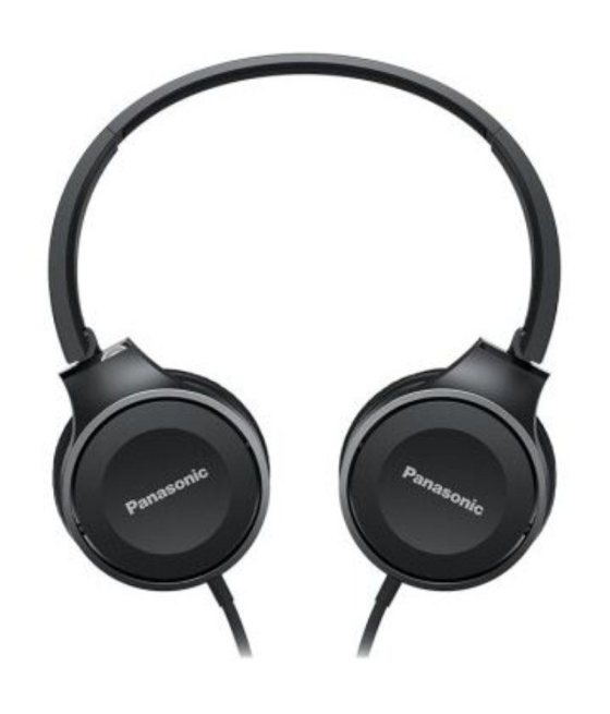 Auriculares panasonic rp-hf100me/ con micrófono/ jack 3.5/ negros