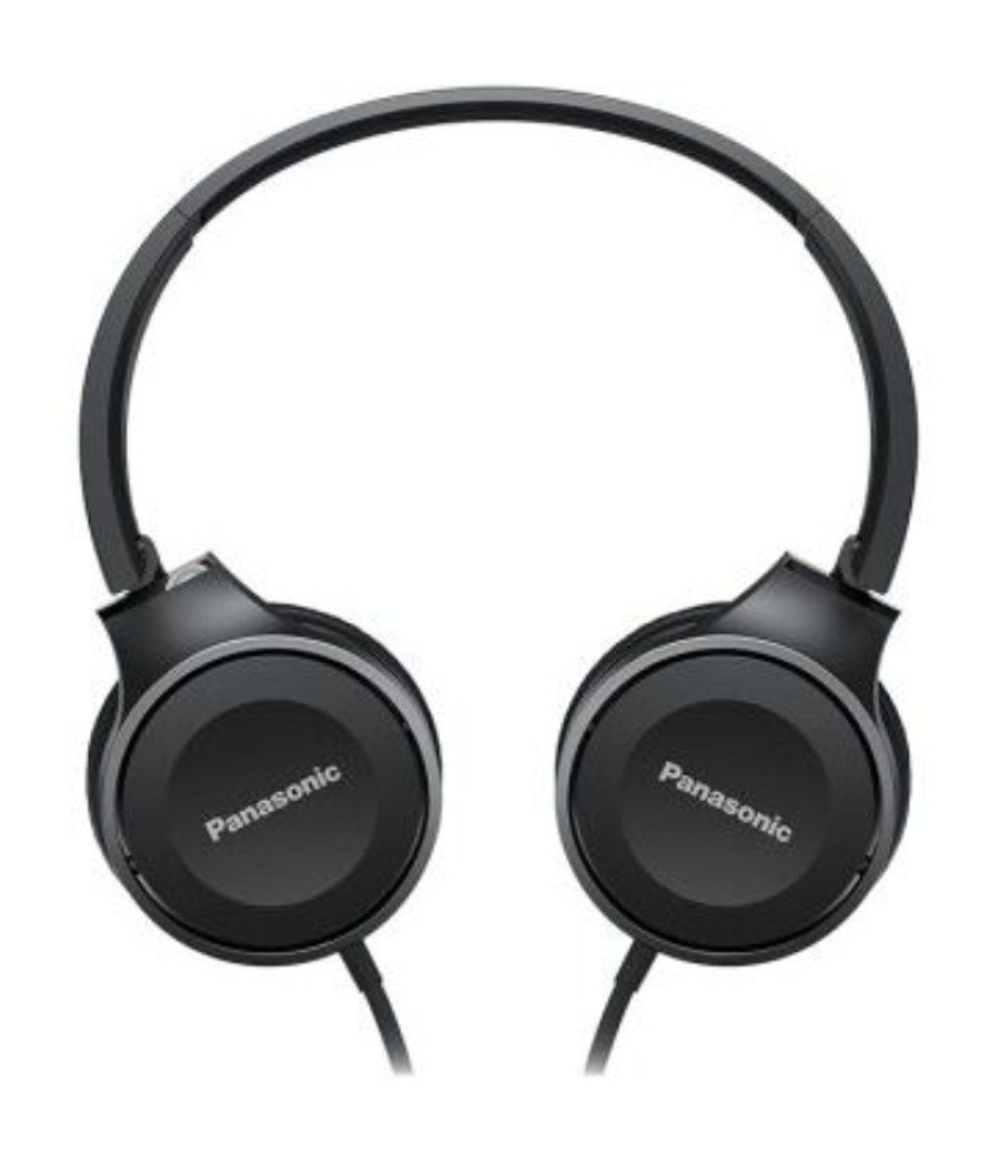 Auriculares panasonic rp-hf100me/ con micrófono/ jack 3.5/ negros