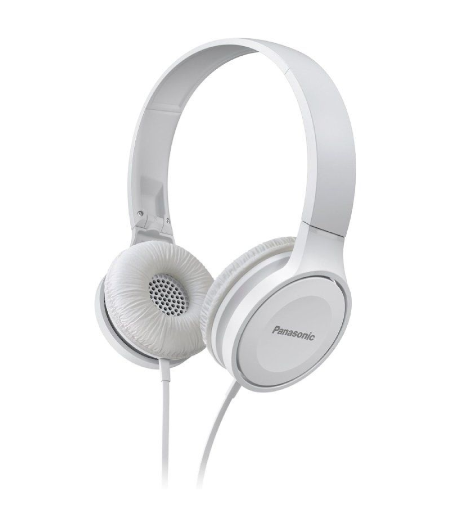 Auriculares panasonic rp-hf100me/ con micrófono/ jack 3.5/ blancos