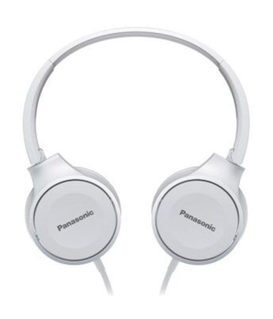 Auriculares panasonic rp-hf100me/ con micrófono/ jack 3.5/ blancos