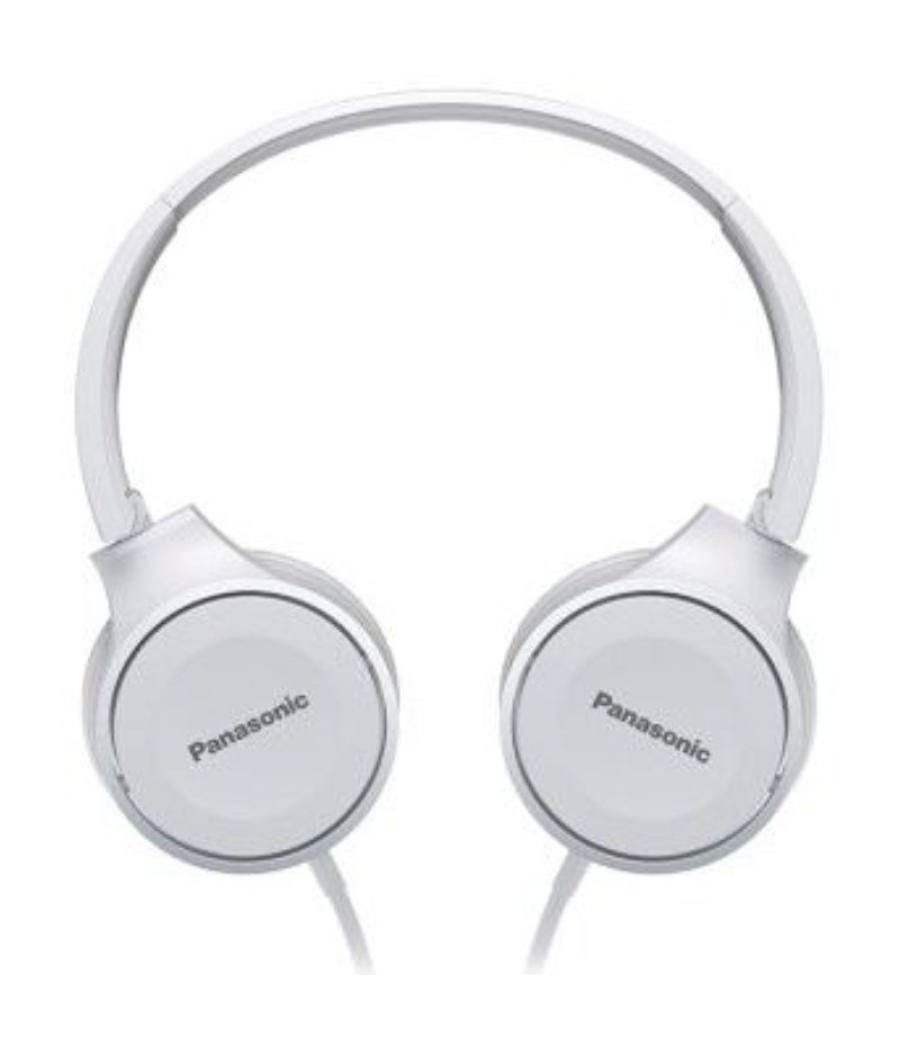 Auriculares panasonic rp-hf100me/ con micrófono/ jack 3.5/ blancos