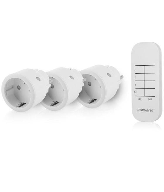 Set de enchufes inalámbricos smartwares sh4-99578/ blancos