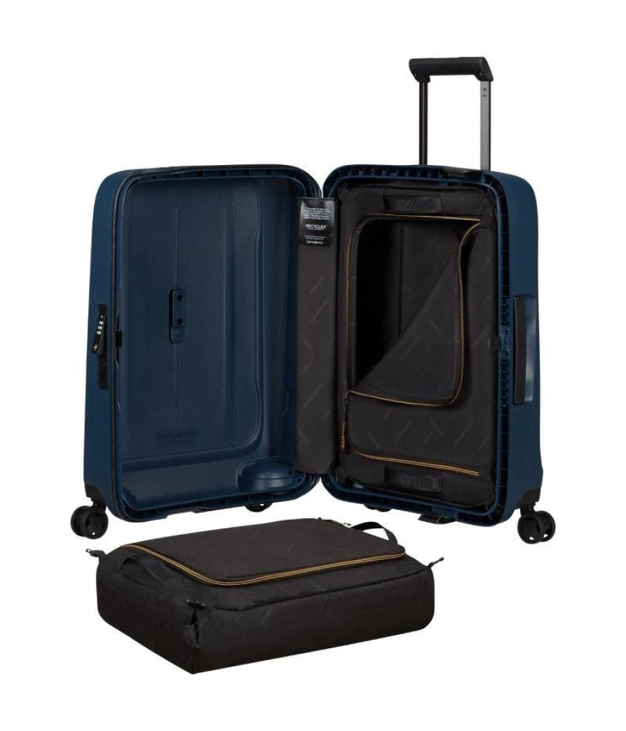 Maleta de cabina samsonite essens spinner 55cm/ 55x40x20cm/ 4 ruedas/ azul medianoche