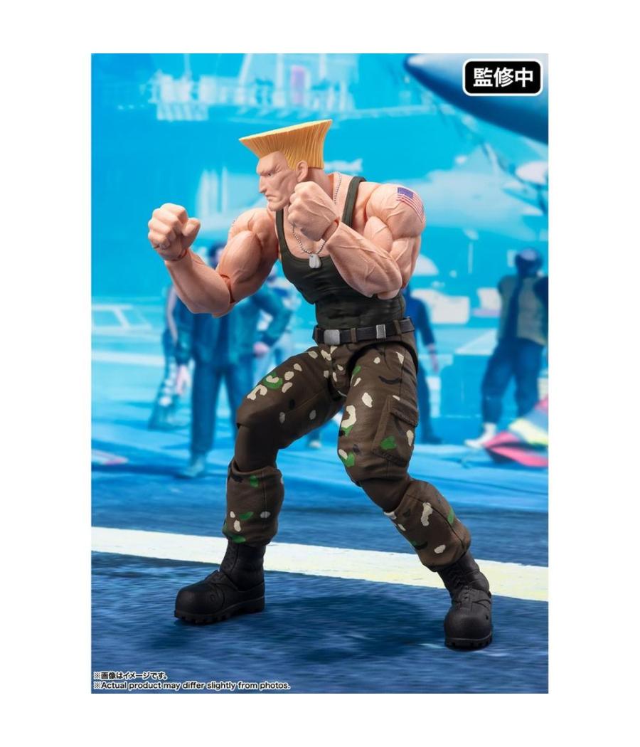 Figura tamashii nations street fighter sh figuarts guile outfit 2 ver. 16cm