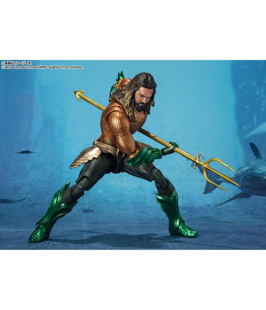 Figura tamashii nations aquaman y el reino perdido sh figuarts aquaman 16cm