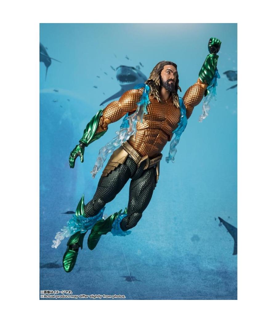 Figura tamashii nations aquaman y el reino perdido sh figuarts aquaman 16cm