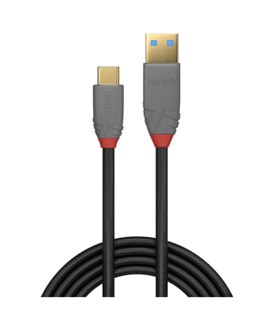 Lindy 36913 cable USB 2 m USB C USB A Negro