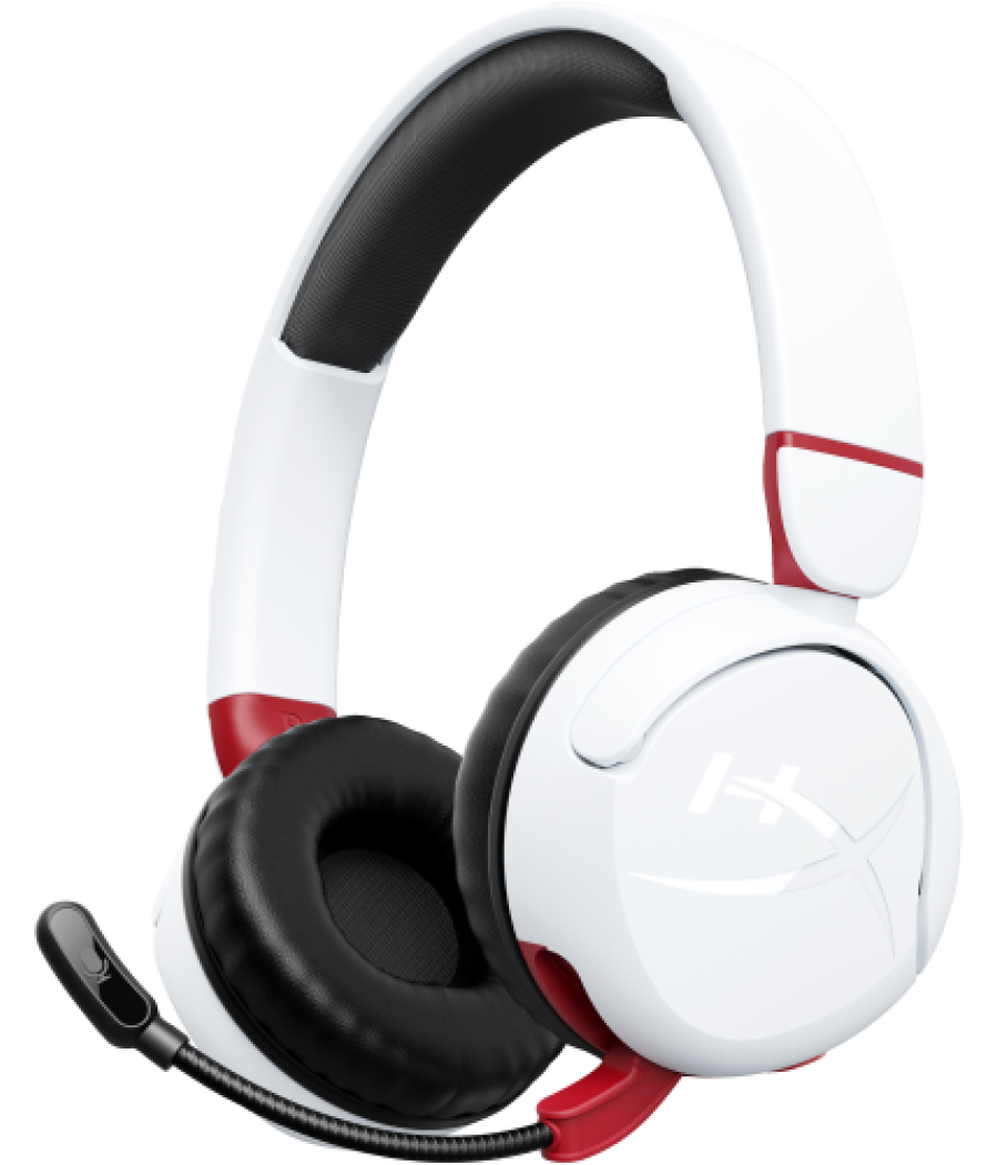 Hyperx cloud mini: auriculares gaming inalámbricos (blanco)