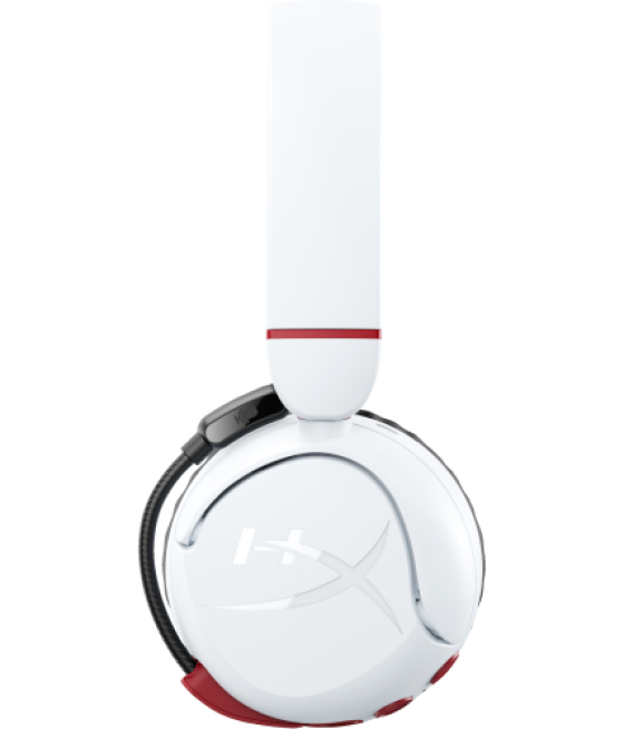 Hyperx cloud mini: auriculares gaming inalámbricos (blanco)