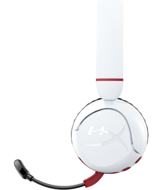 Hyperx cloud mini: auriculares gaming inalámbricos (blanco)