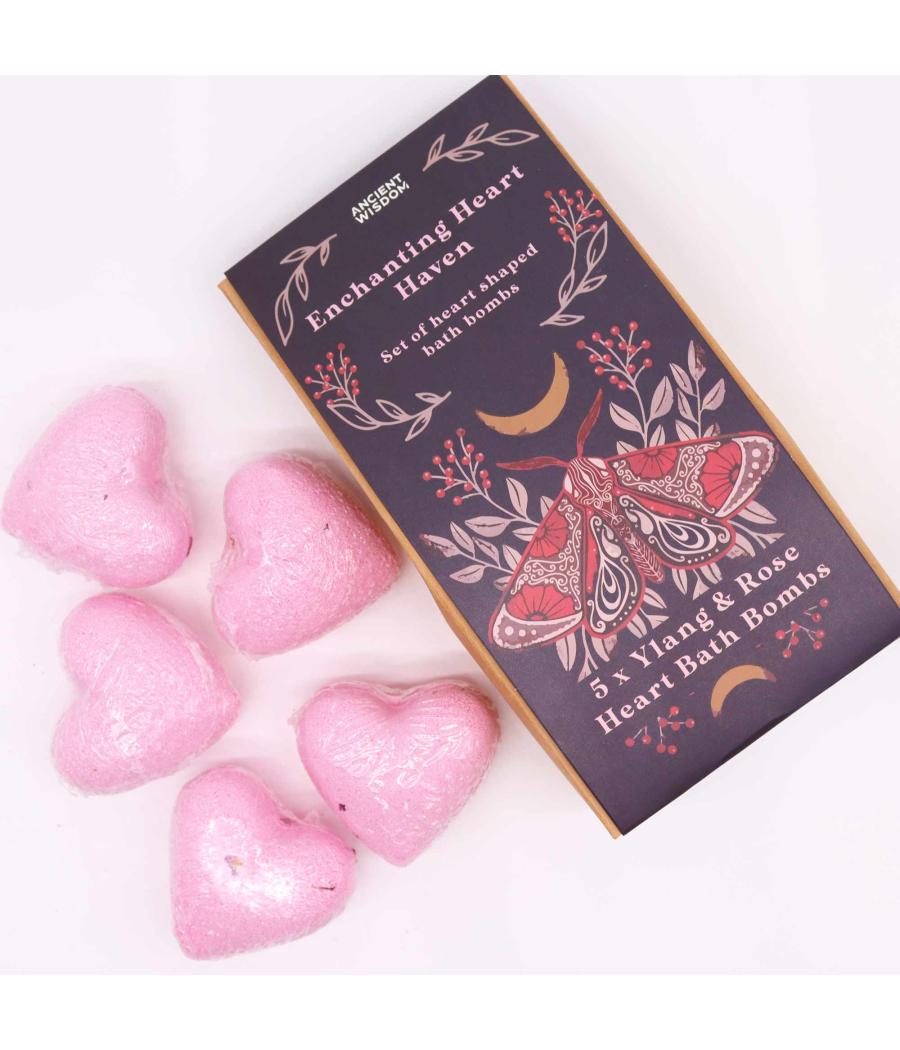 Set de Bombas de Baño de Corazón-Encantador Corazón Cielo