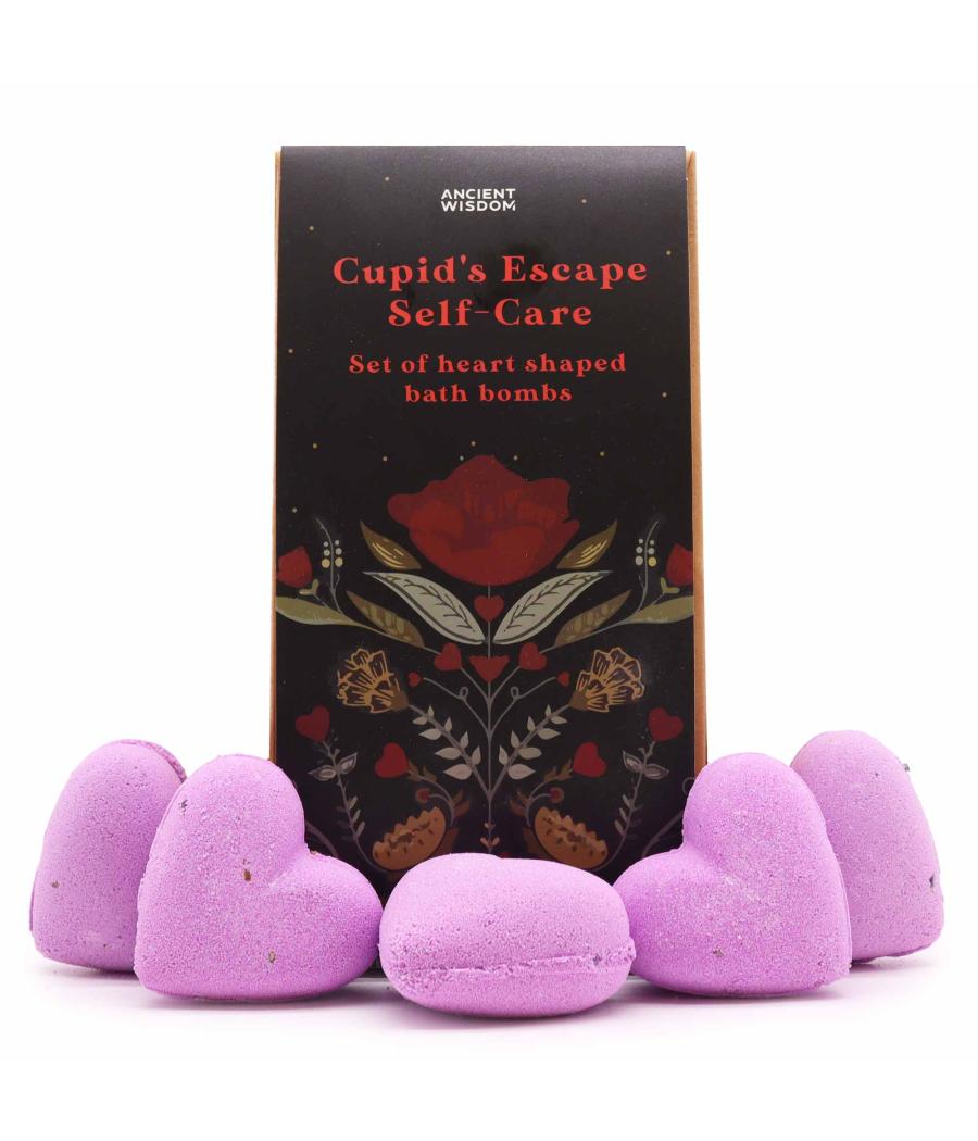 Set de Bombas de Baño de Corazóm- Escapada de Cupido Autocuidado