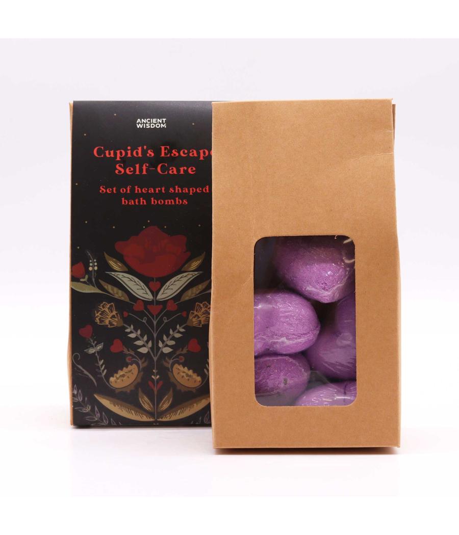 Set de Bombas de Baño de Corazóm- Escapada de Cupido Autocuidado