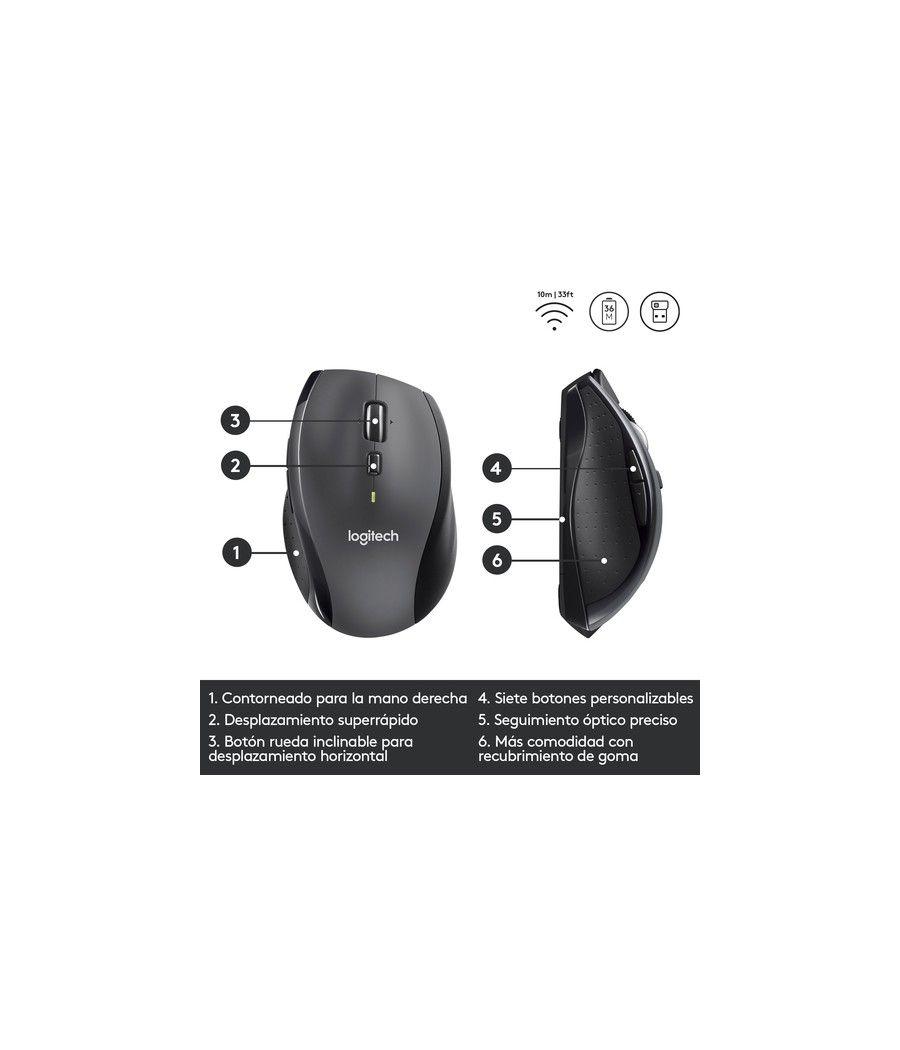 Logitech Ratón Inalámbrico Marathon M705 Gris - Imagen 5