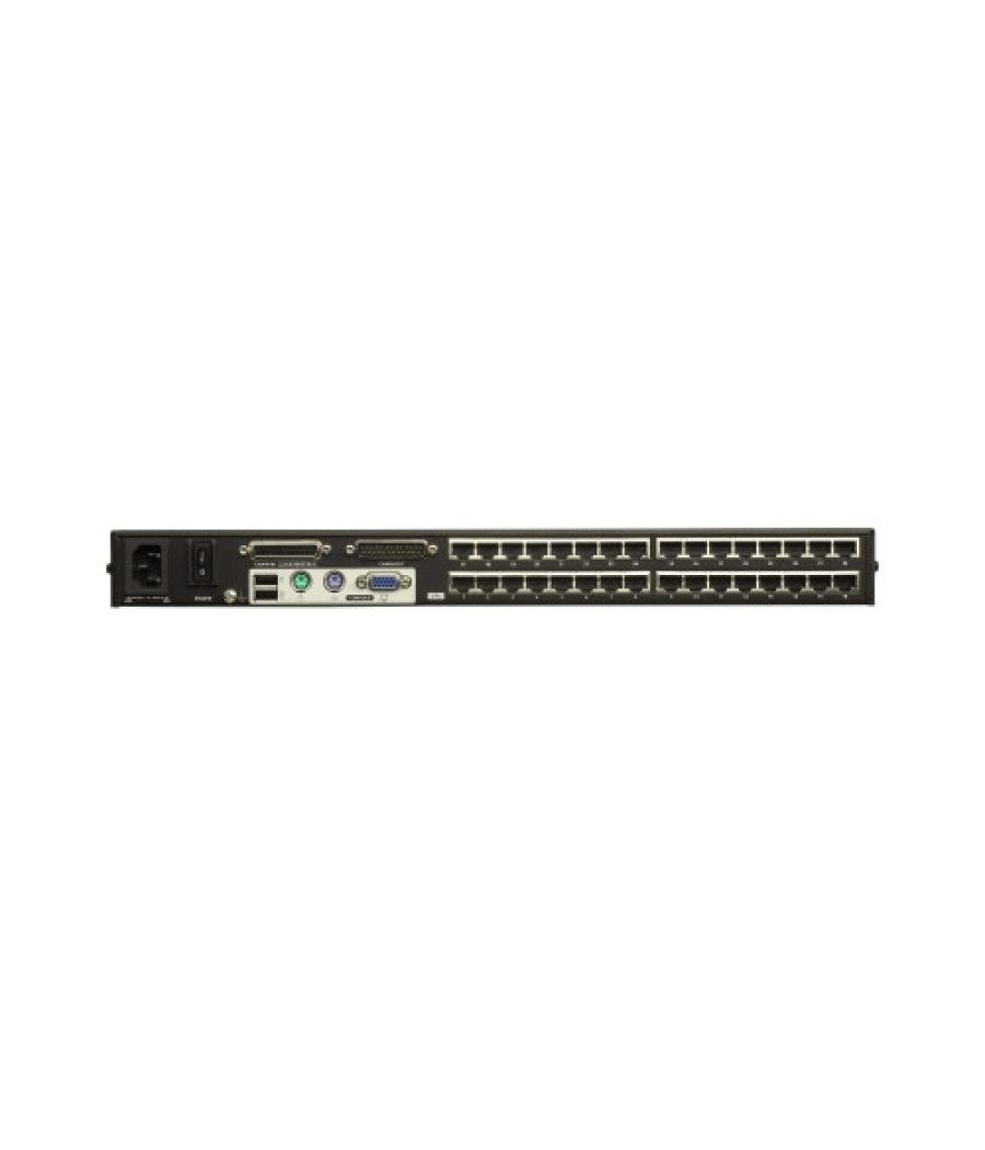 Aten kh1532a interruptor kvm montaje en rack negro