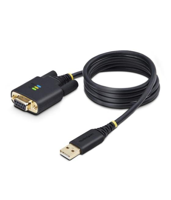 StarTech.com 1P3FFCNB-USB-SERIAL cable de serie Negro 1 m USB tipo A DB-9