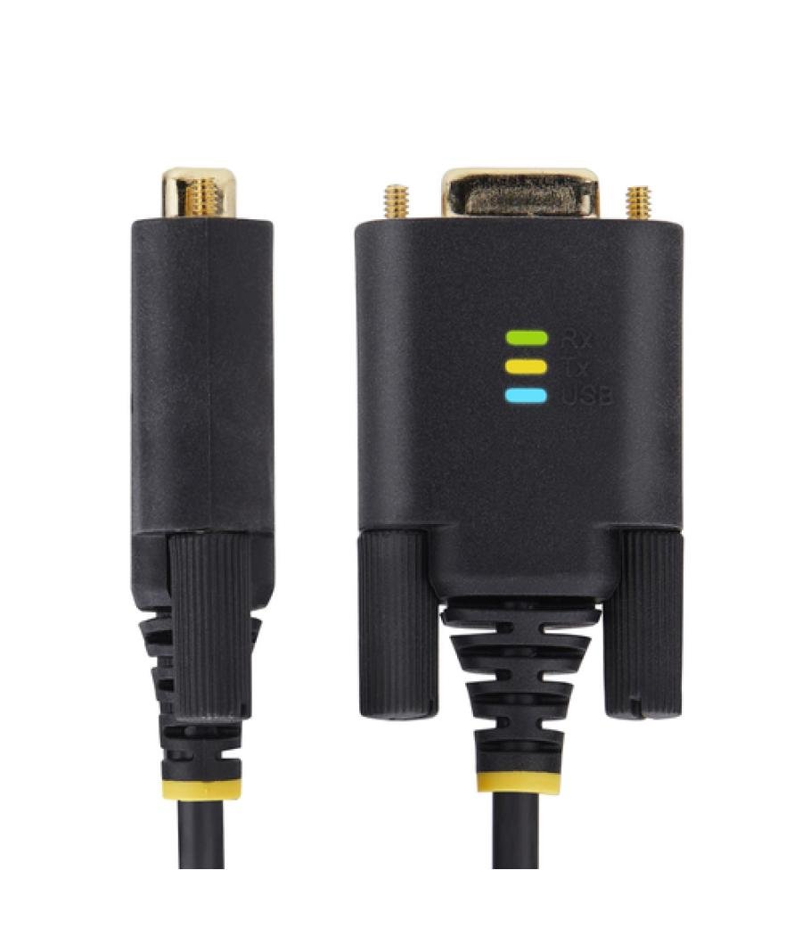 StarTech.com 1P3FFCNB-USB-SERIAL cable de serie Negro 1 m USB tipo A DB-9