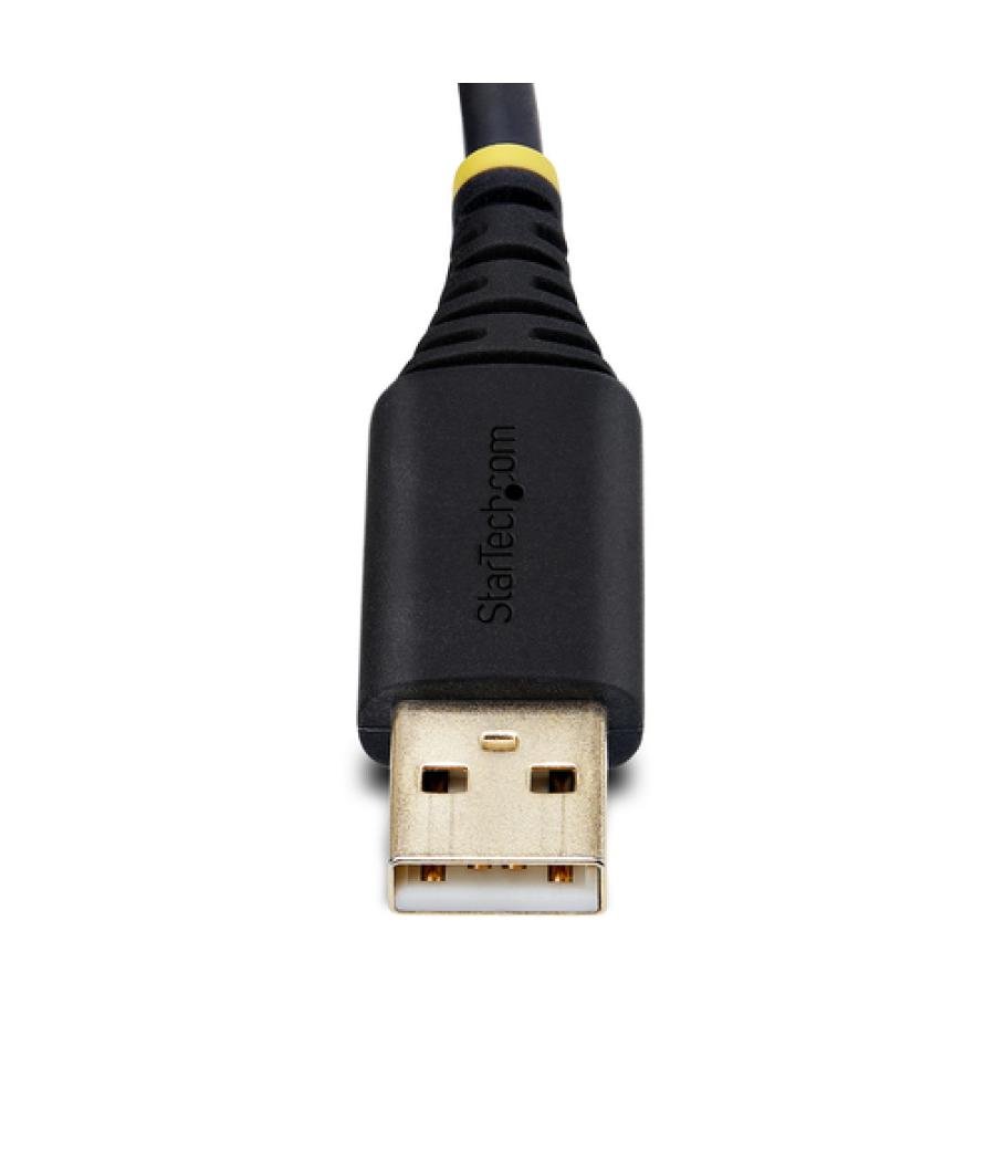 StarTech.com 1P3FFCNB-USB-SERIAL cable de serie Negro 1 m USB tipo A DB-9