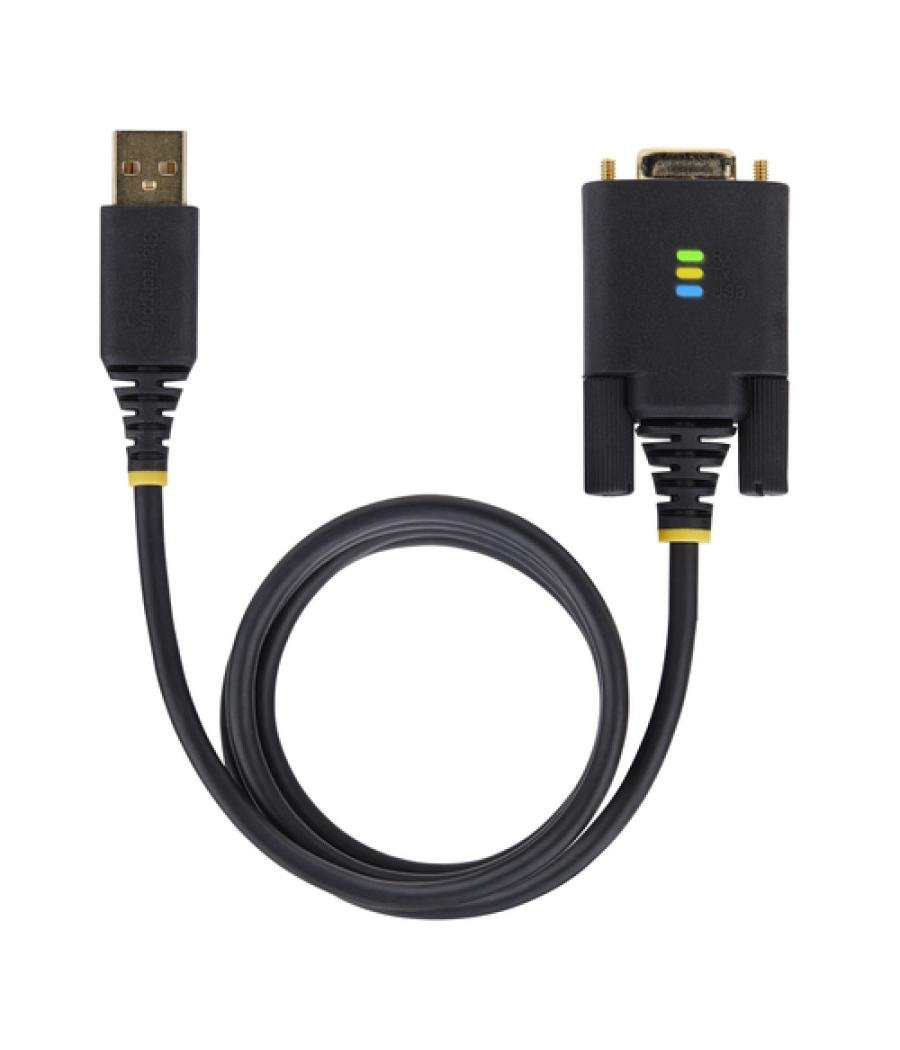 StarTech.com 1P3FFCNB-USB-SERIAL cable de serie Negro 1 m USB tipo A DB-9