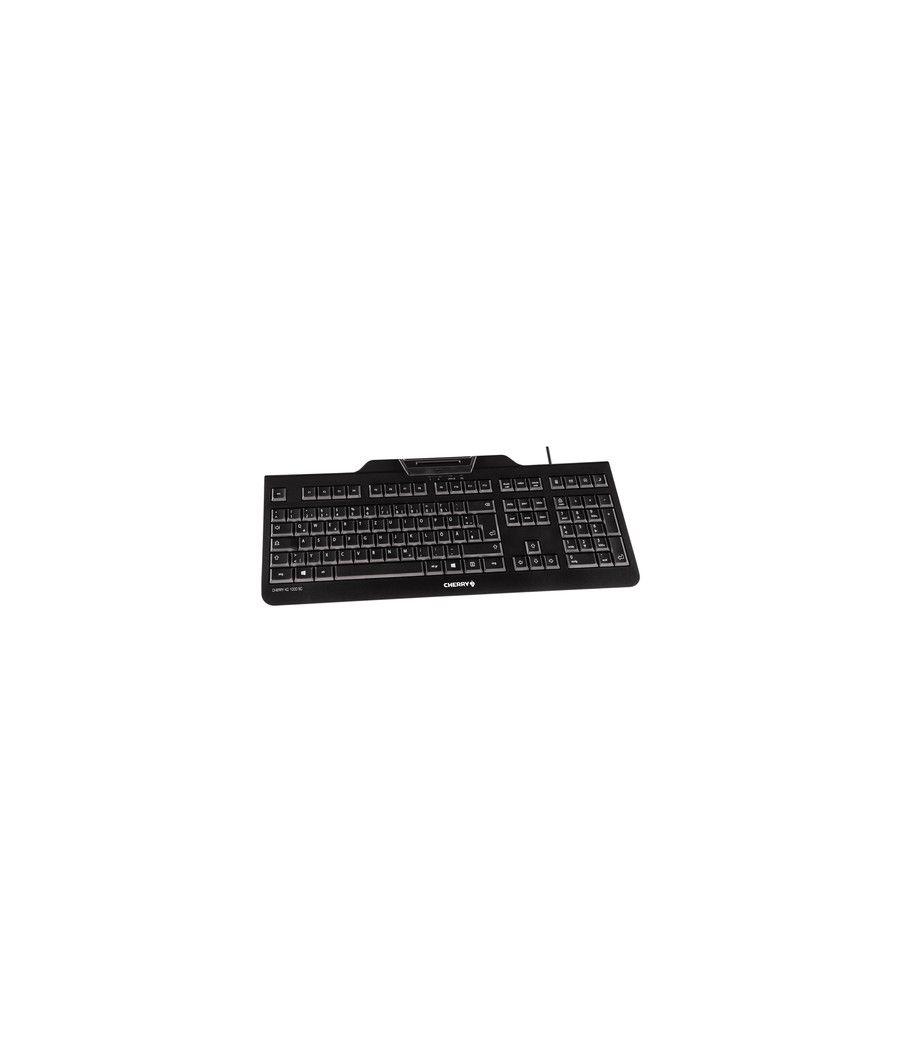 Cherry Teclado+lector chip integrado (DNIe) Negro - Imagen 3