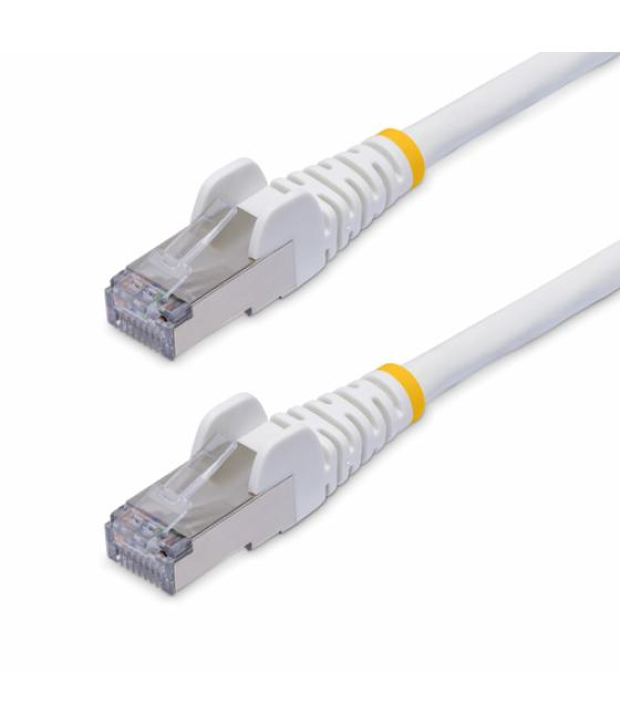 StarTech.com Cable de Red Ethernet CAT8 Blanco de 2m - Snagless - sin Pestillo - 25G/40G - 2000MHz - PoE++ 100W - 26AWG - S/FTP 