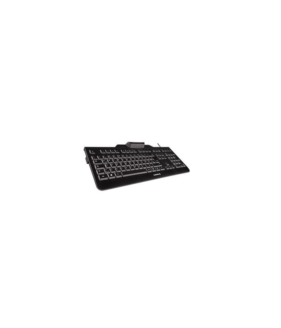 Cherry Teclado+lector chip integrado (DNIe) Negro - Imagen 4