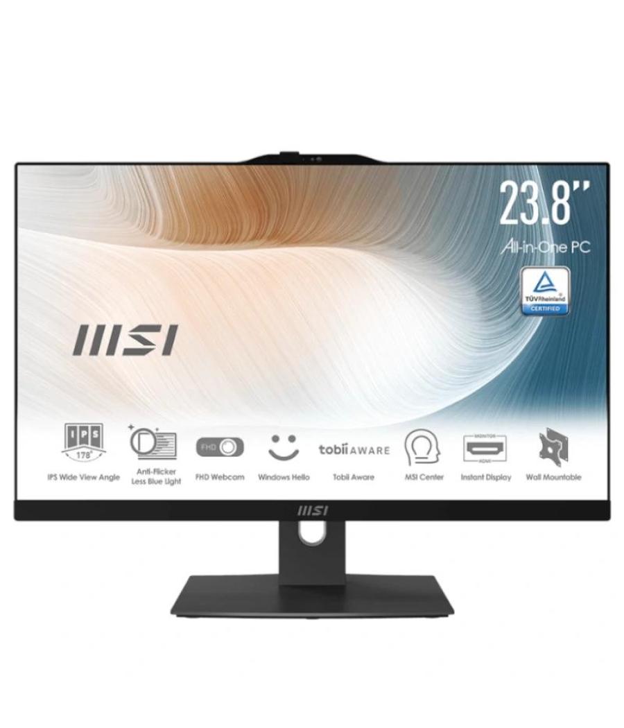 Msi am242p-1241es i7-1255u 16gb 512 dos 24" negro