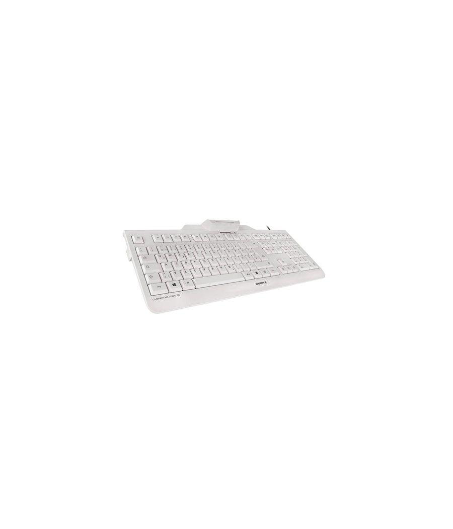 Cherry Teclado+Lector Chip Integrado (DNIe) Blanco - Imagen 3