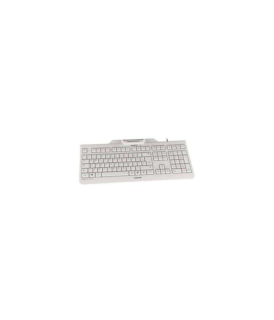 Cherry Teclado+Lector Chip Integrado (DNIe) Blanco - Imagen 4