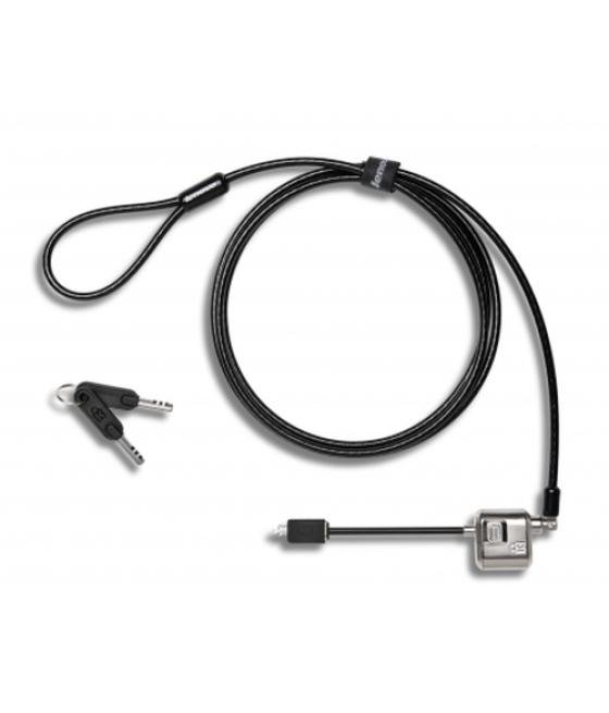 Lenovo 4X90H35558 cable antirrobo Negro, Acero inoxidable 1,83 m