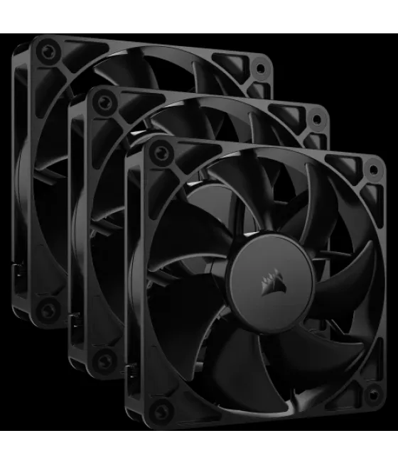 Corsair rs120 carcasa del ordenador ventilador 12 cm negro 3 pieza(s)