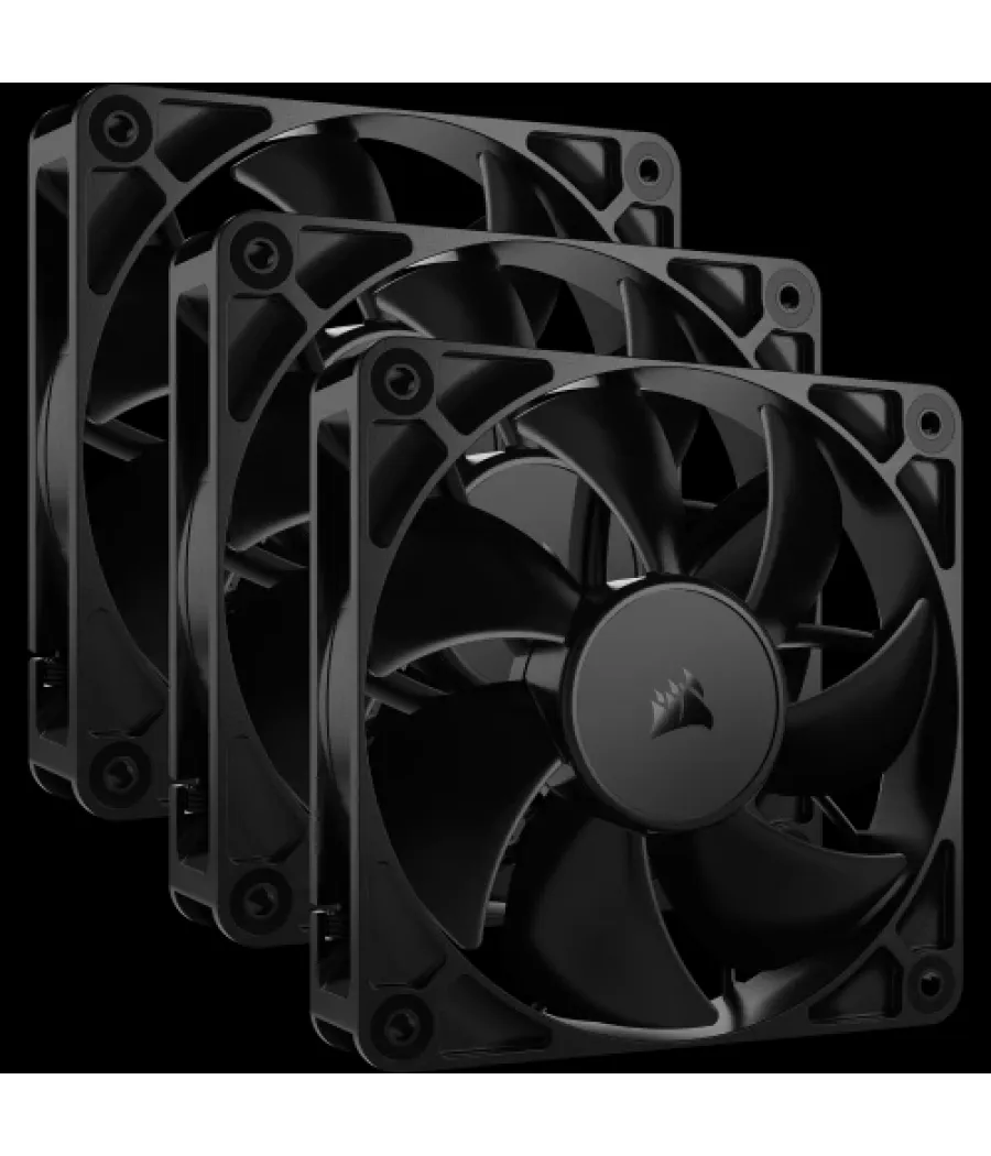 Corsair rs120 carcasa del ordenador ventilador 12 cm negro 3 pieza(s)