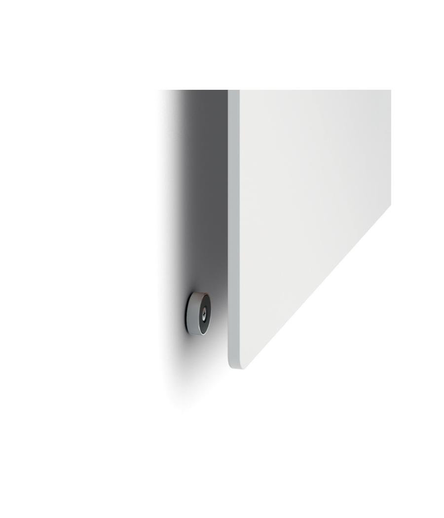 Pizarra blanca nobo modular sin marco acero magnética 600x450 mm