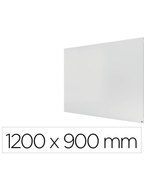 Pizarra blanca nobo infinity sin marco acero lacado magnetico 1200x900 mm