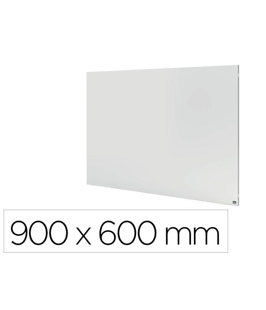 Pizarra blanca nobo infinity sin marco acero lacado magnetico 900x600 mm