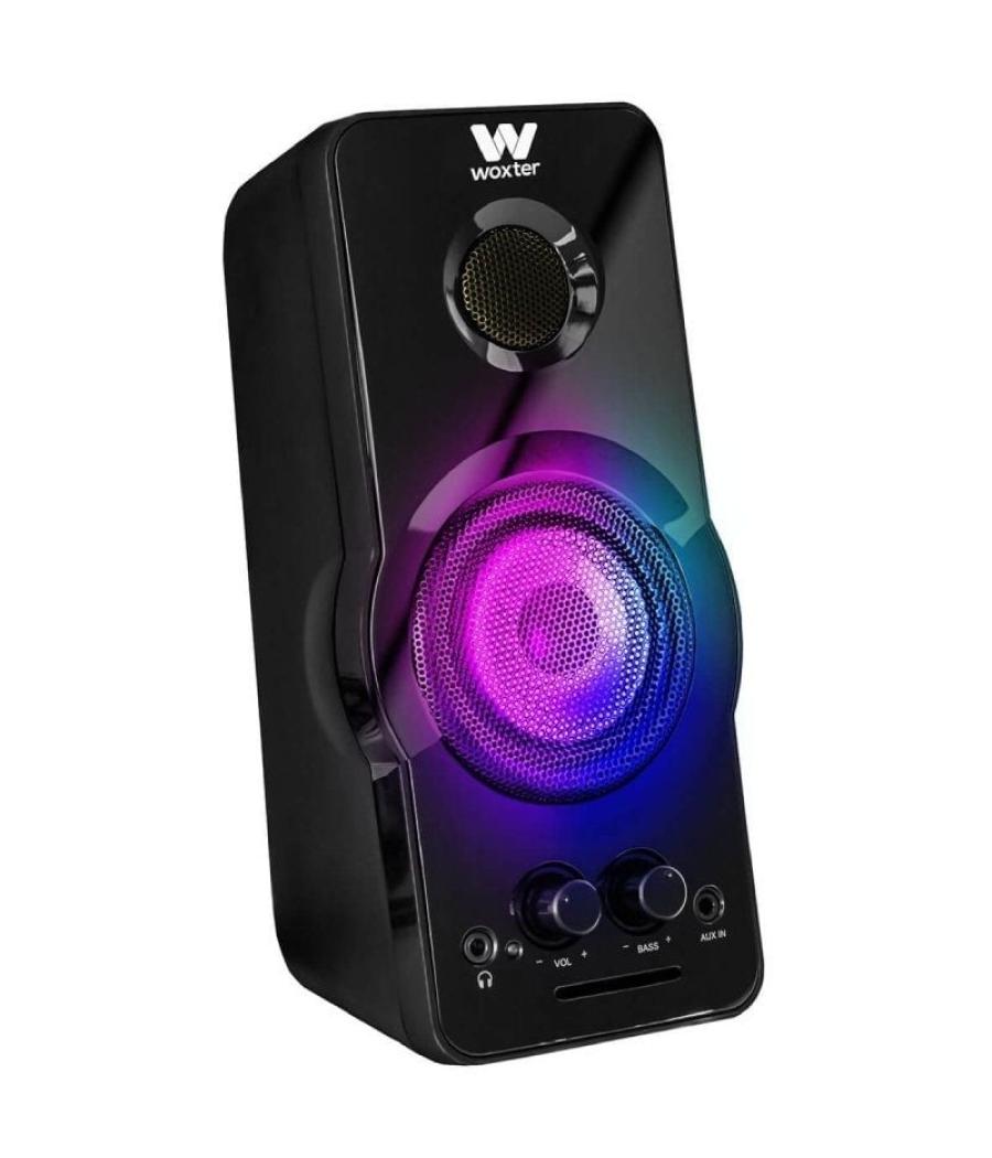 Altavoces woxter big bass 95 rgb/ 20w/ 2.0