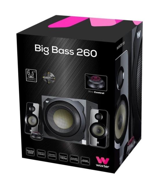 Altavoces woxter big bass 260/ 150w/ 2.1