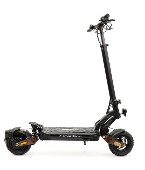 Patinete eléctrico smartgyro ryder certificado/ motor 1000w/ ruedas 10'/ 25km/h/ autonomía 75km