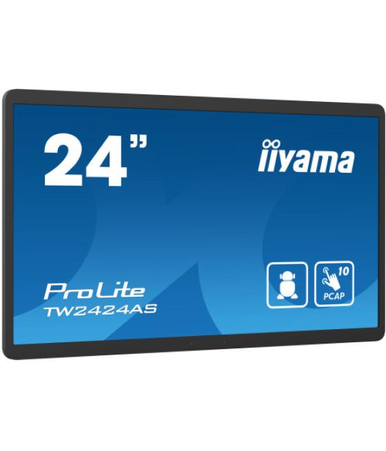 Iiyama tw2424as-b1 pantalla de señalización pantalla plana para señalización digital 60,5 cm (23.8") wifi 250 cd / m² 4k ultra h