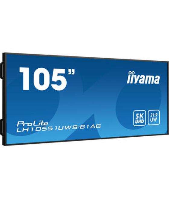 Iiyama lh10551uws-b1ag pantalla de señalización pantalla plana para señalización digital 2,66 m (104.7") led 500 cd / m² ultrawi