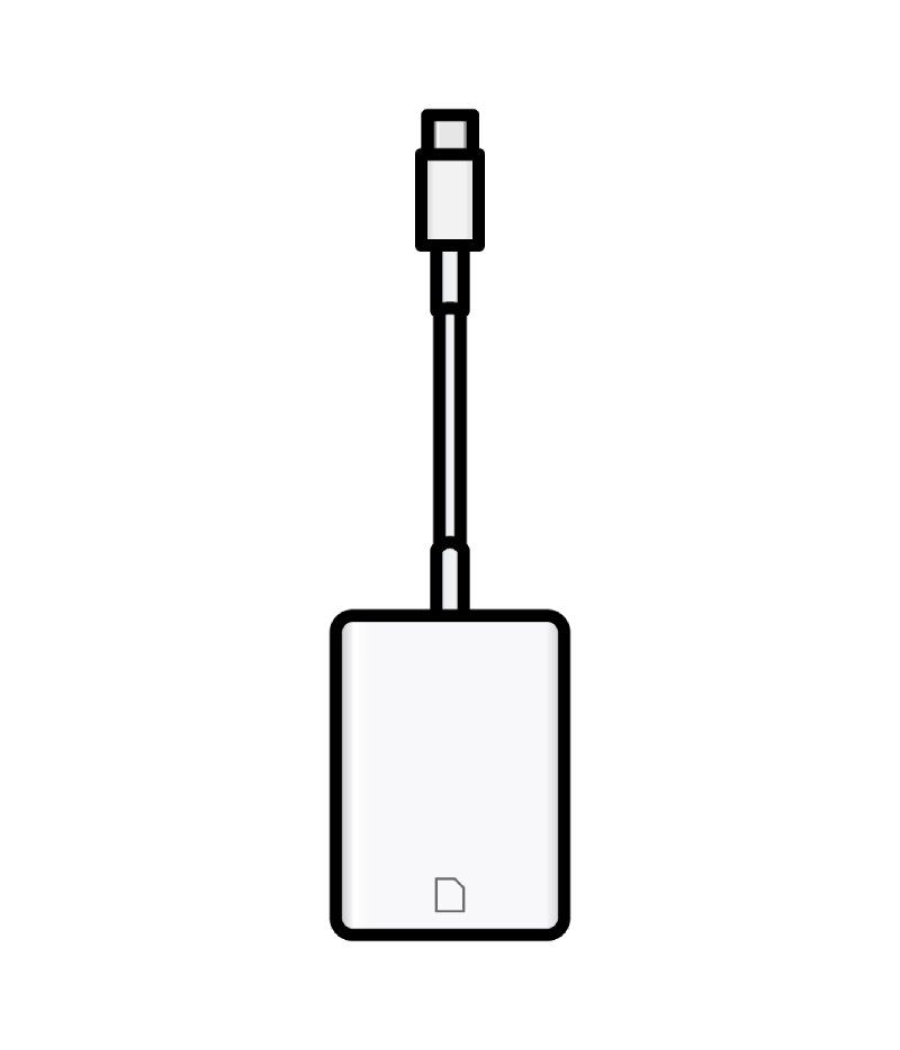 Apple adaptador usb-c a tarjeta sd v2 mw653zm/a